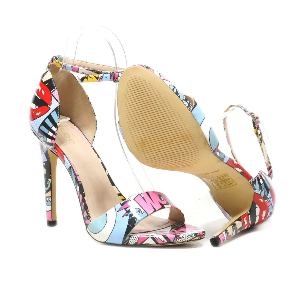 Aldo High-Heel Shoes Latex Pink Colour For Women