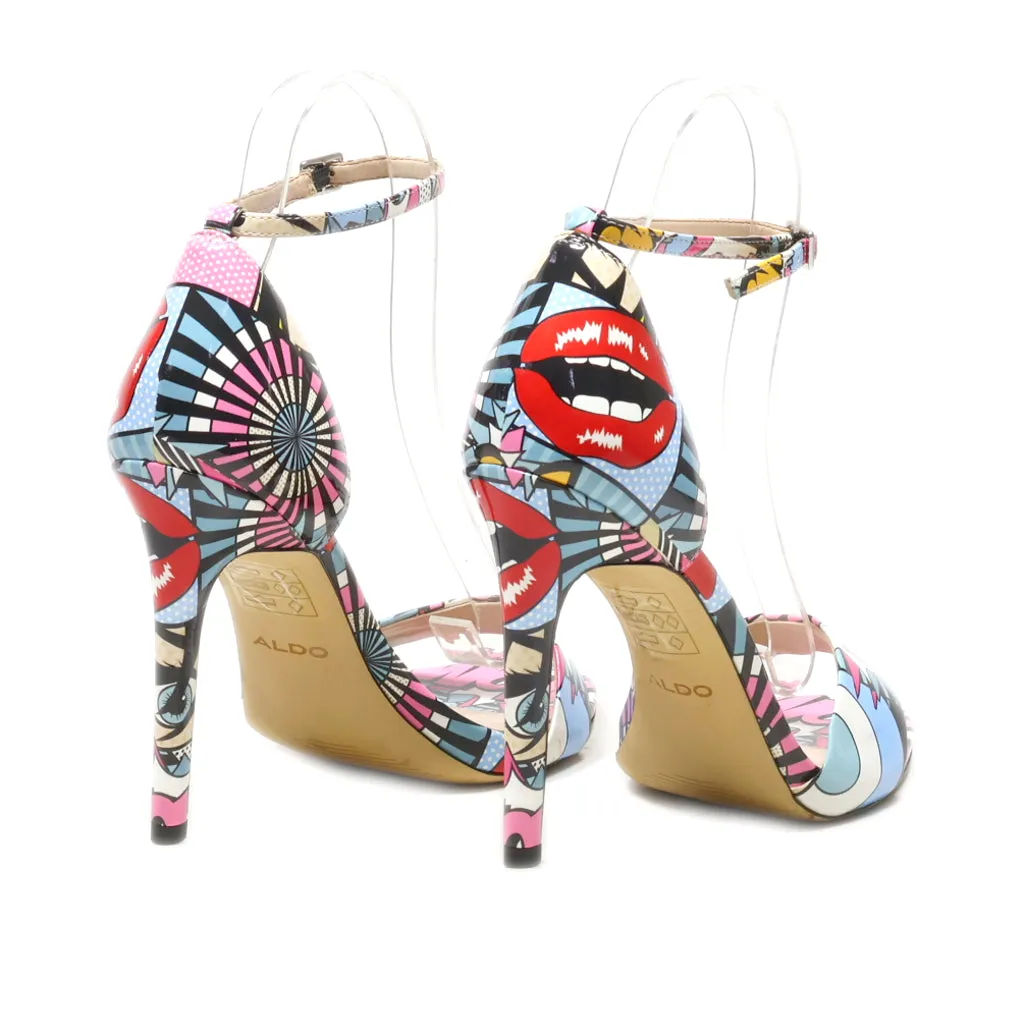 Aldo High-Heel Shoes Latex Pink Colour For Women