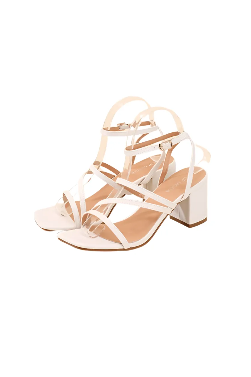ALI-6 Strappy Low Heel