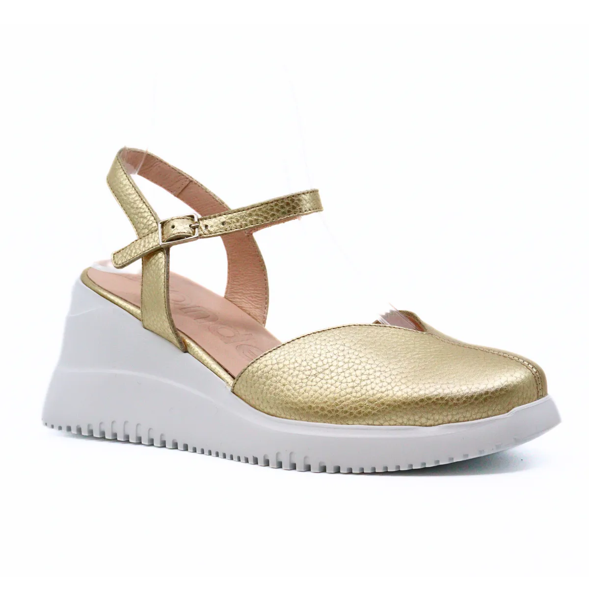 Ankle Wedge Max Platino