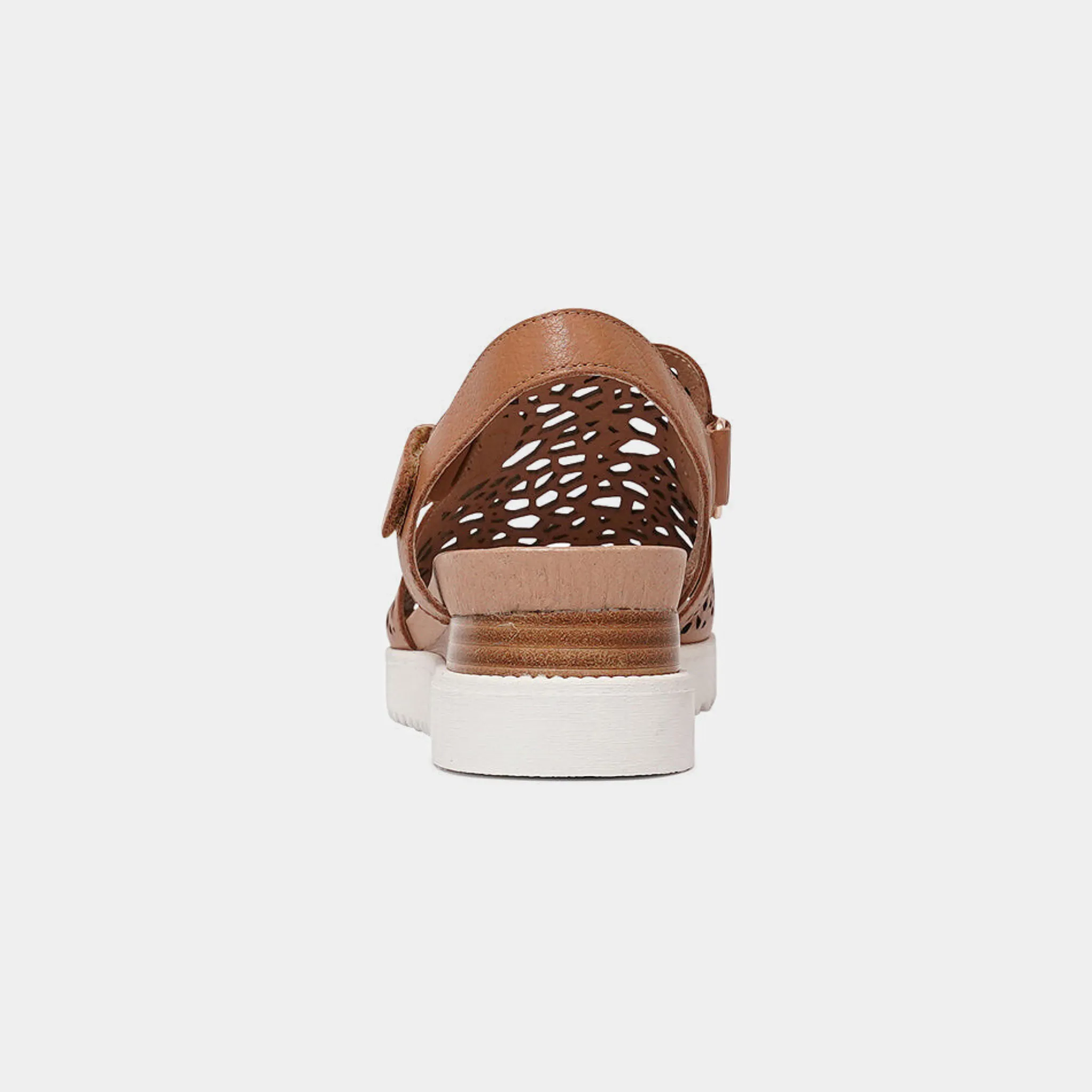Ansh Dark Tan Leather Sandals