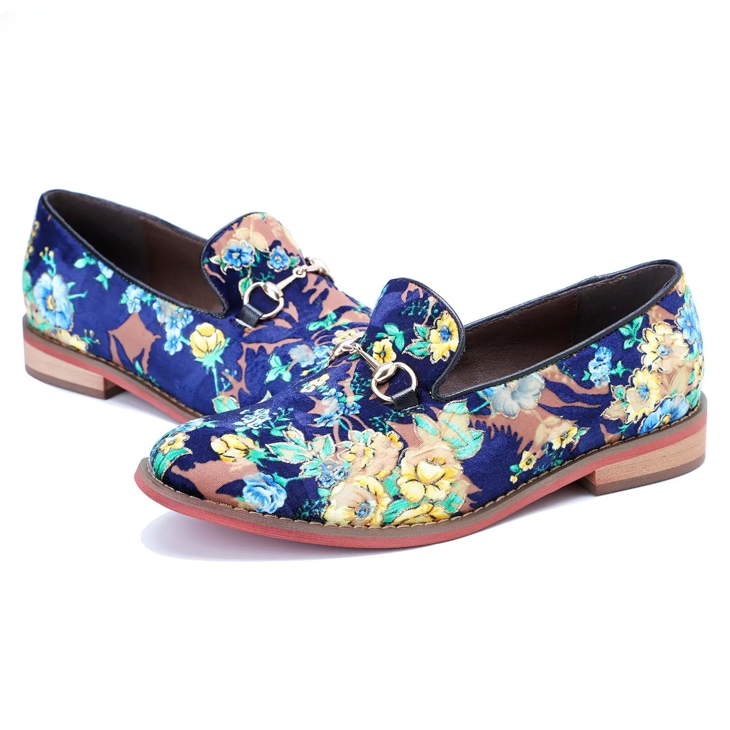 Blue Multicolor Comfortable Casual Flats