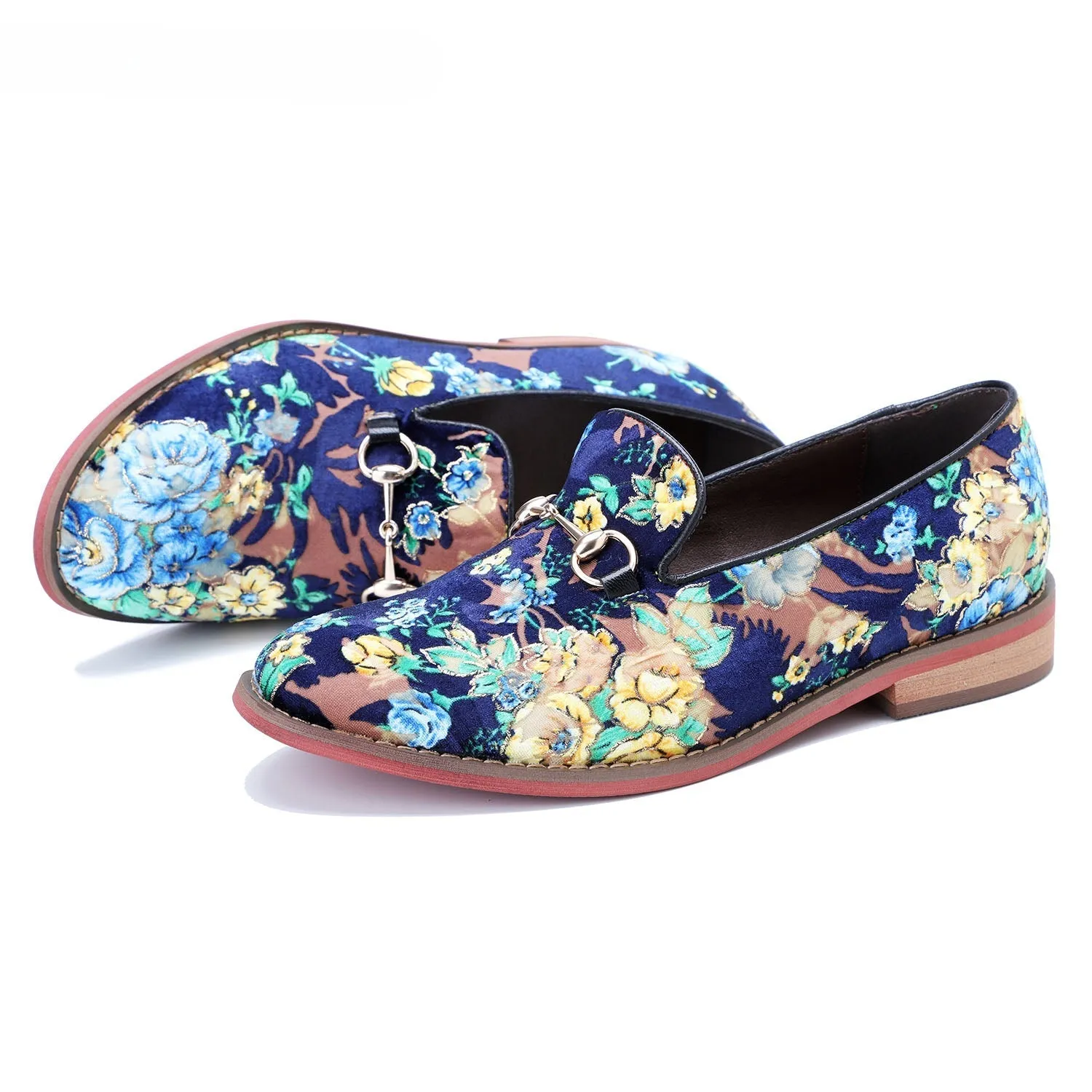 Blue Multicolor Comfortable Casual Flats