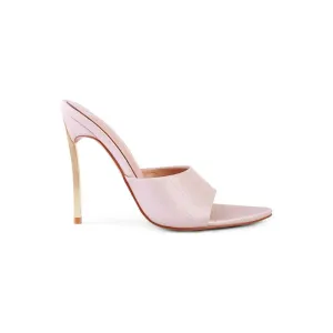 Bottoms Up Strappy Slip On Stiletto Heels
