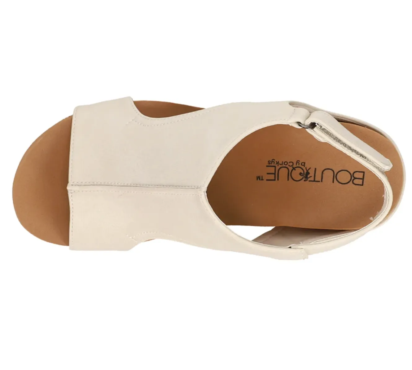 Carley Cream Wedge - Final Sale