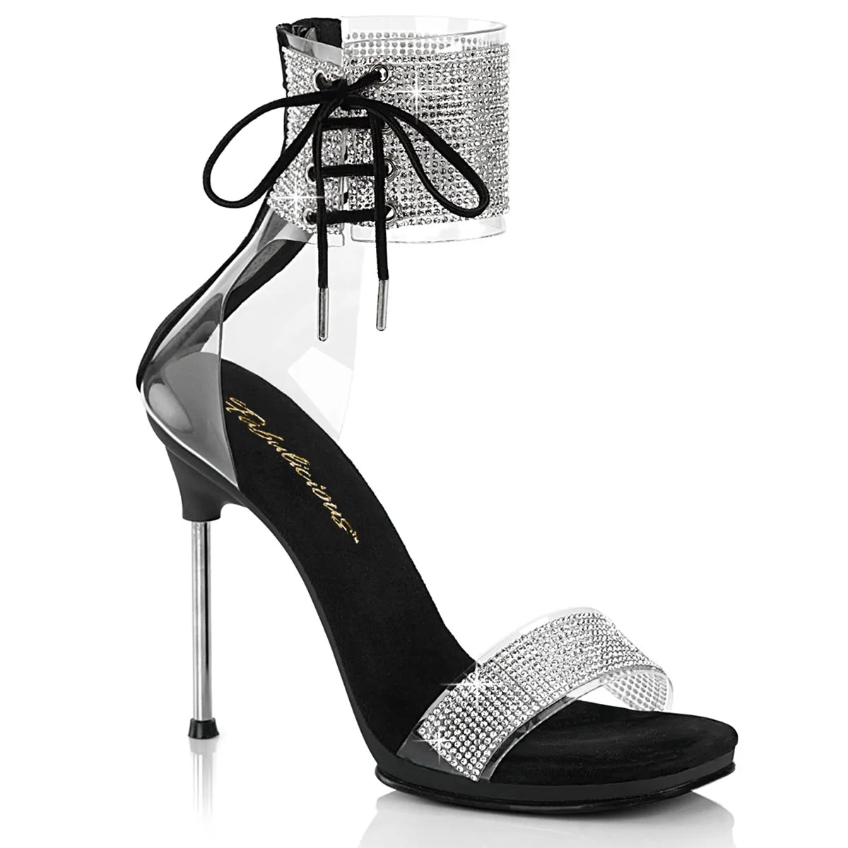 CHIC-47 Fabulicious Sexy Rhinestone Bling Shoes Ankle Cuff
