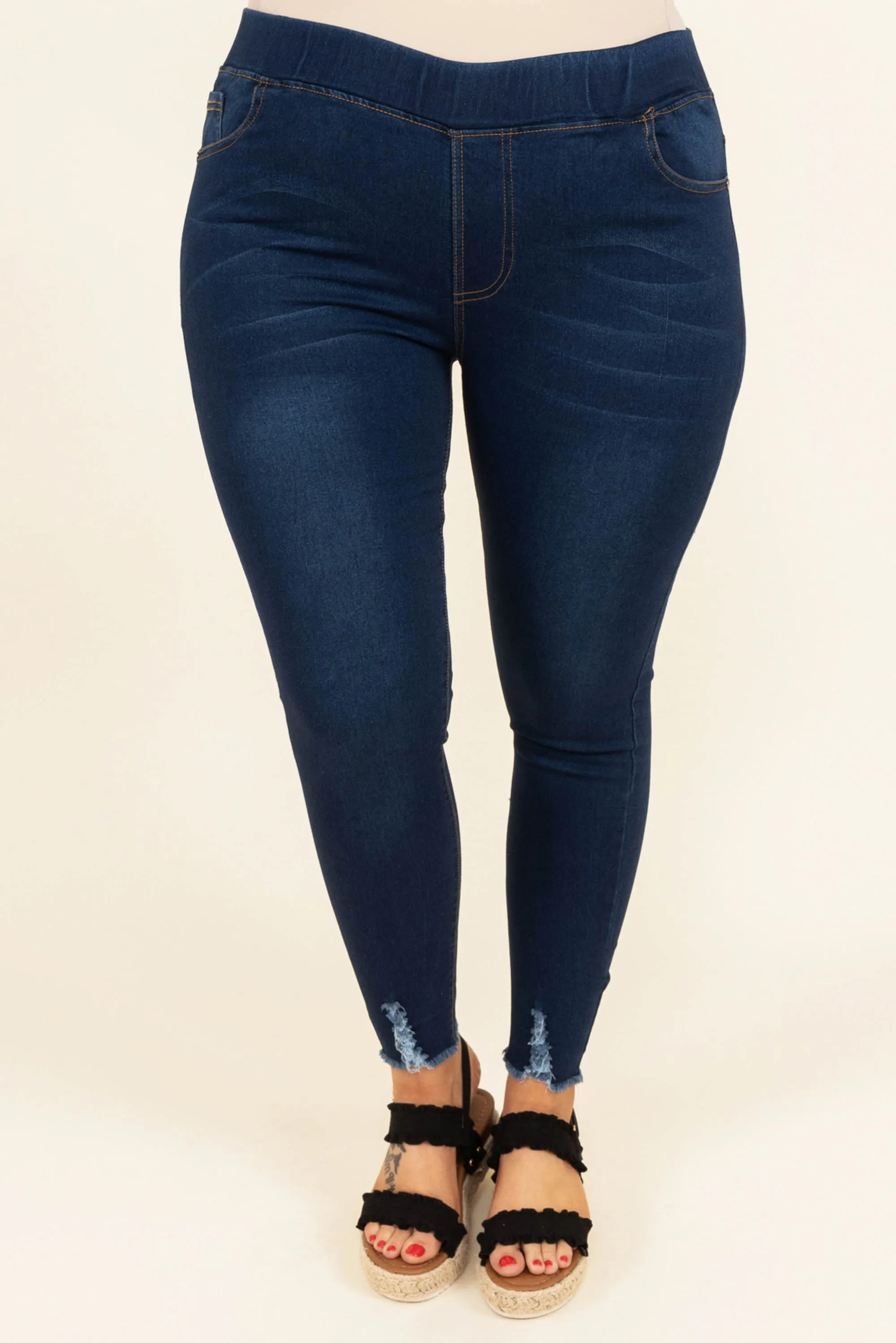 Choosing Myself Jeggings, Dark Wash