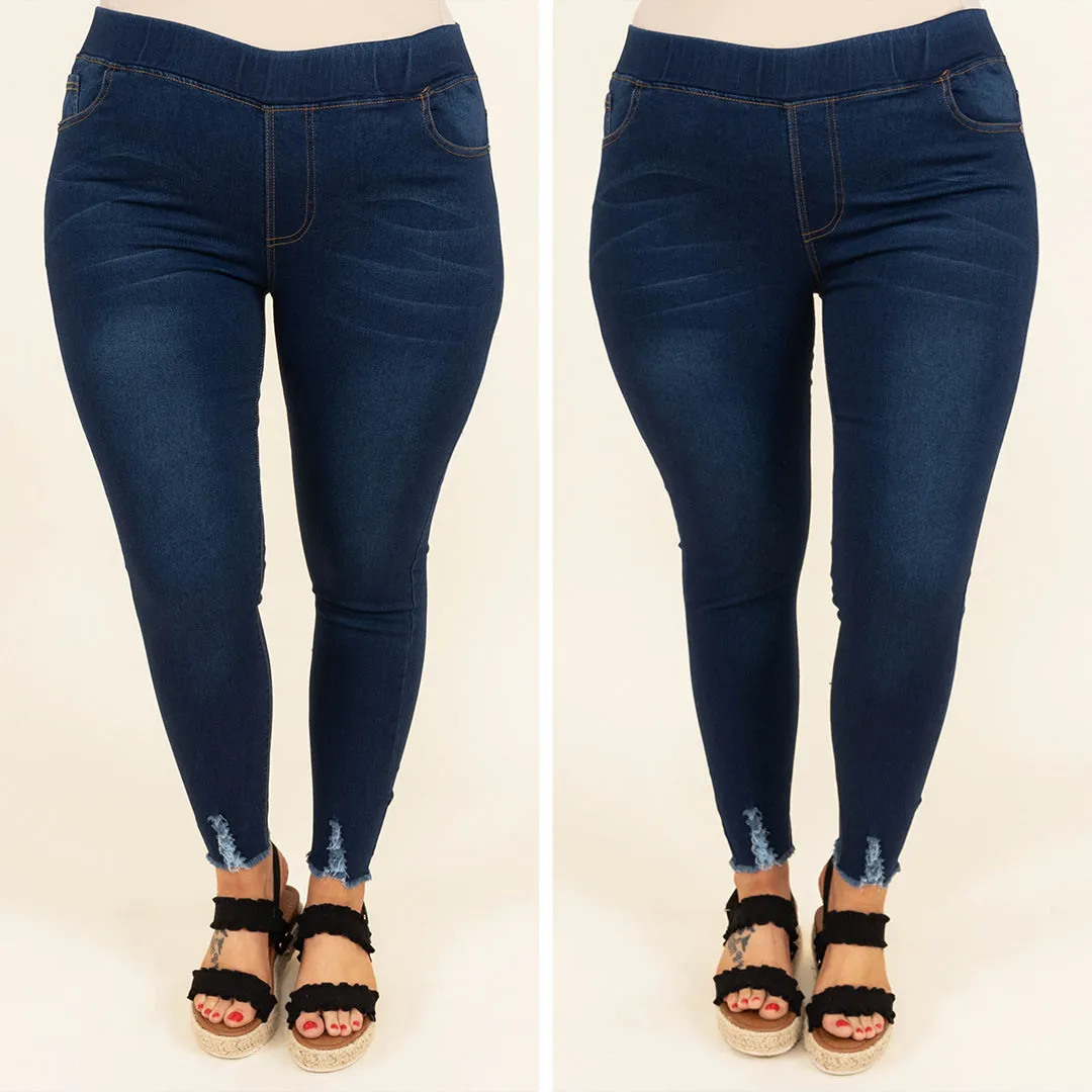 Choosing Myself Jeggings, Dark Wash