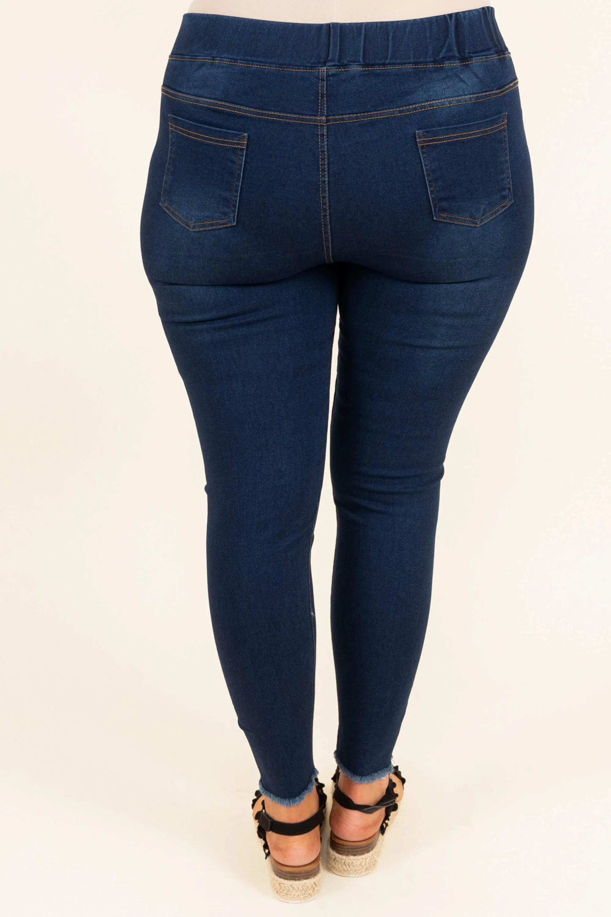 Choosing Myself Jeggings, Dark Wash