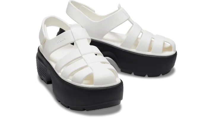 Crocs Stomp Fisherman Sandal Chalk