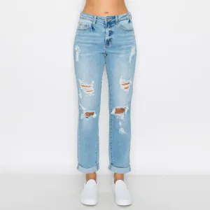 Cuff Boyfriend Jeans