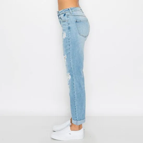 Cuff Boyfriend Jeans
