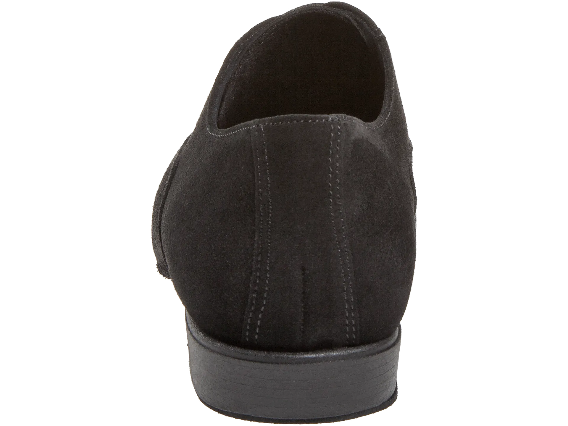 Diamant-Mens: Stewart: Midnite: Black Suede | .75" Standard | WIDE | Suede Sole