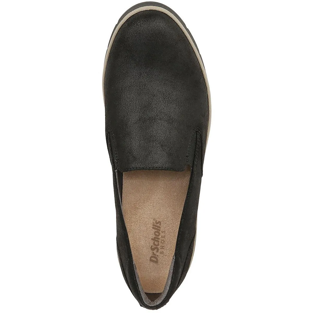 Dr. Scholl's Shoes Womens Next One Faux Suede Lugged Sole Slip-On Sneakers