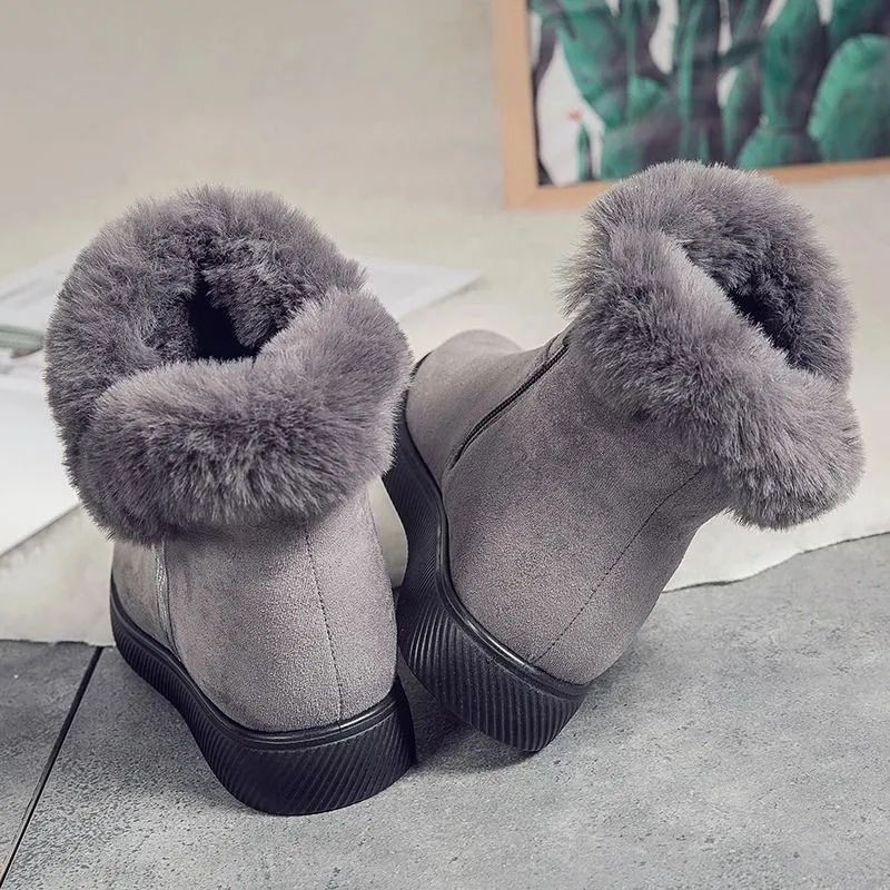 Dyavor Women Unique Plush Snow Orthopedic Boots