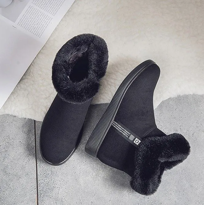 Dyavor Women Unique Plush Snow Orthopedic Boots