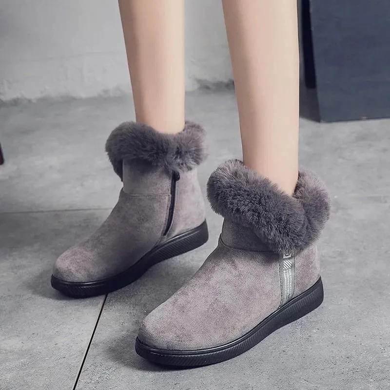 Dyavor Women Unique Plush Snow Orthopedic Boots