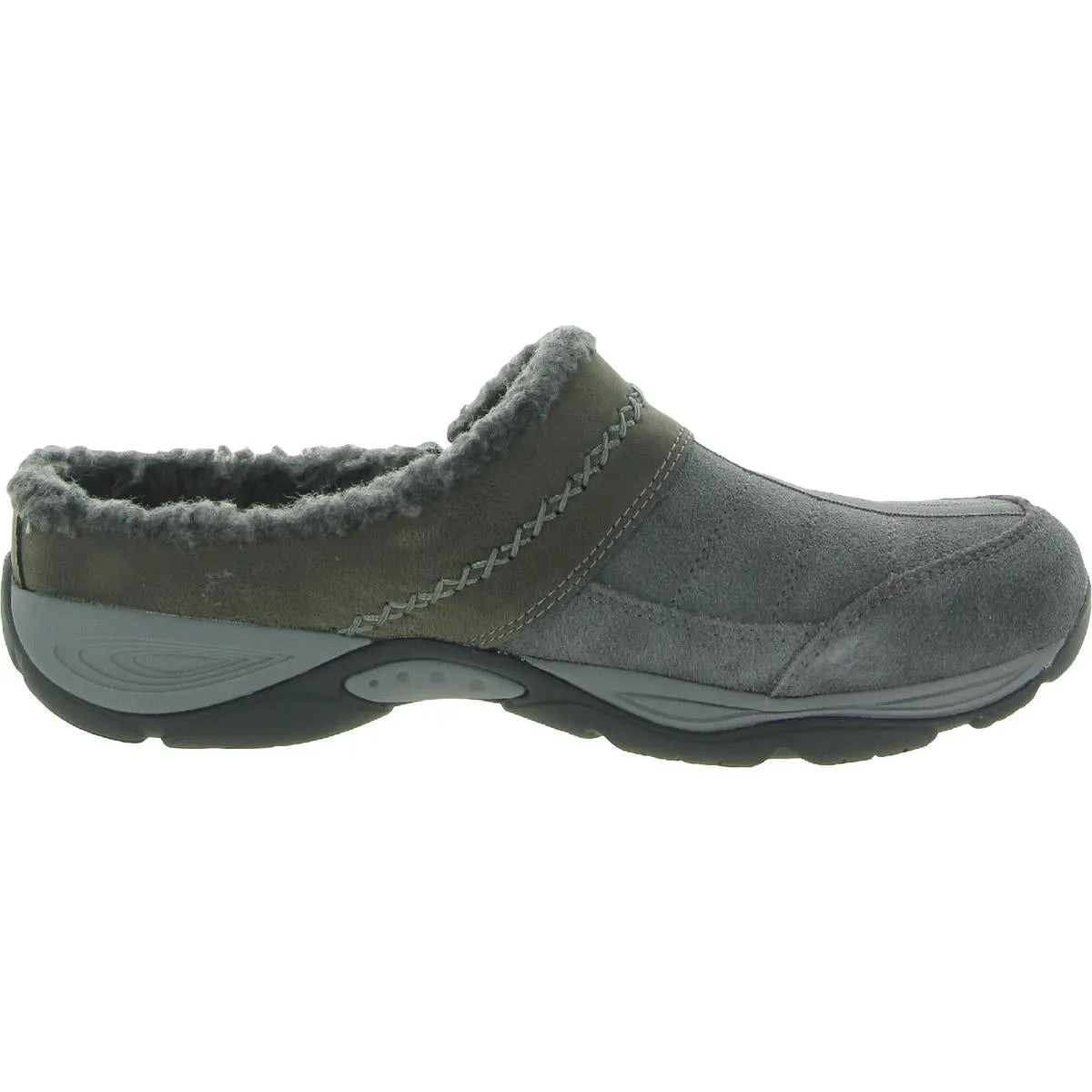 Easy Spirit Womens Efrost Suede Slip On Mules