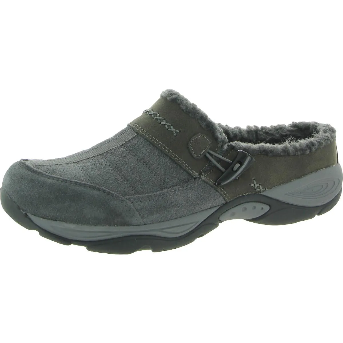 Easy Spirit Womens Efrost Suede Slip On Mules