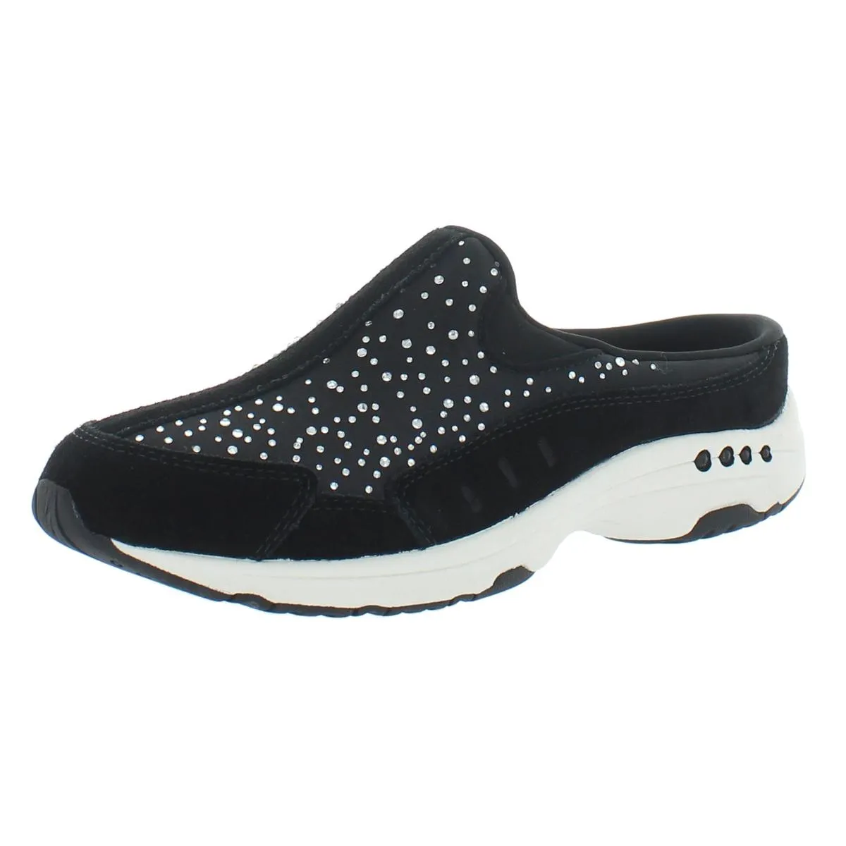 Easy Spirit Womens Travel Stones Embellished Loafer Mule