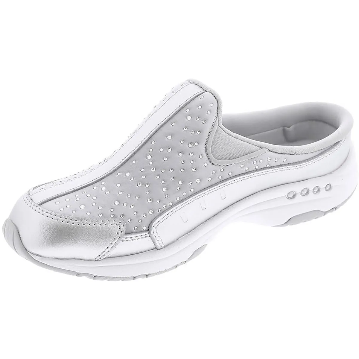 Easy Spirit Womens Travel Stones Embellished Loafer Mule
