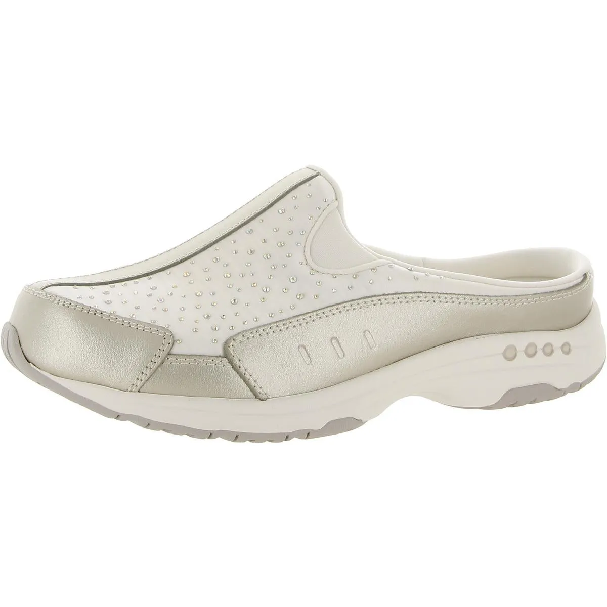 Easy Spirit Womens Travel Stones Embellished Loafer Mule