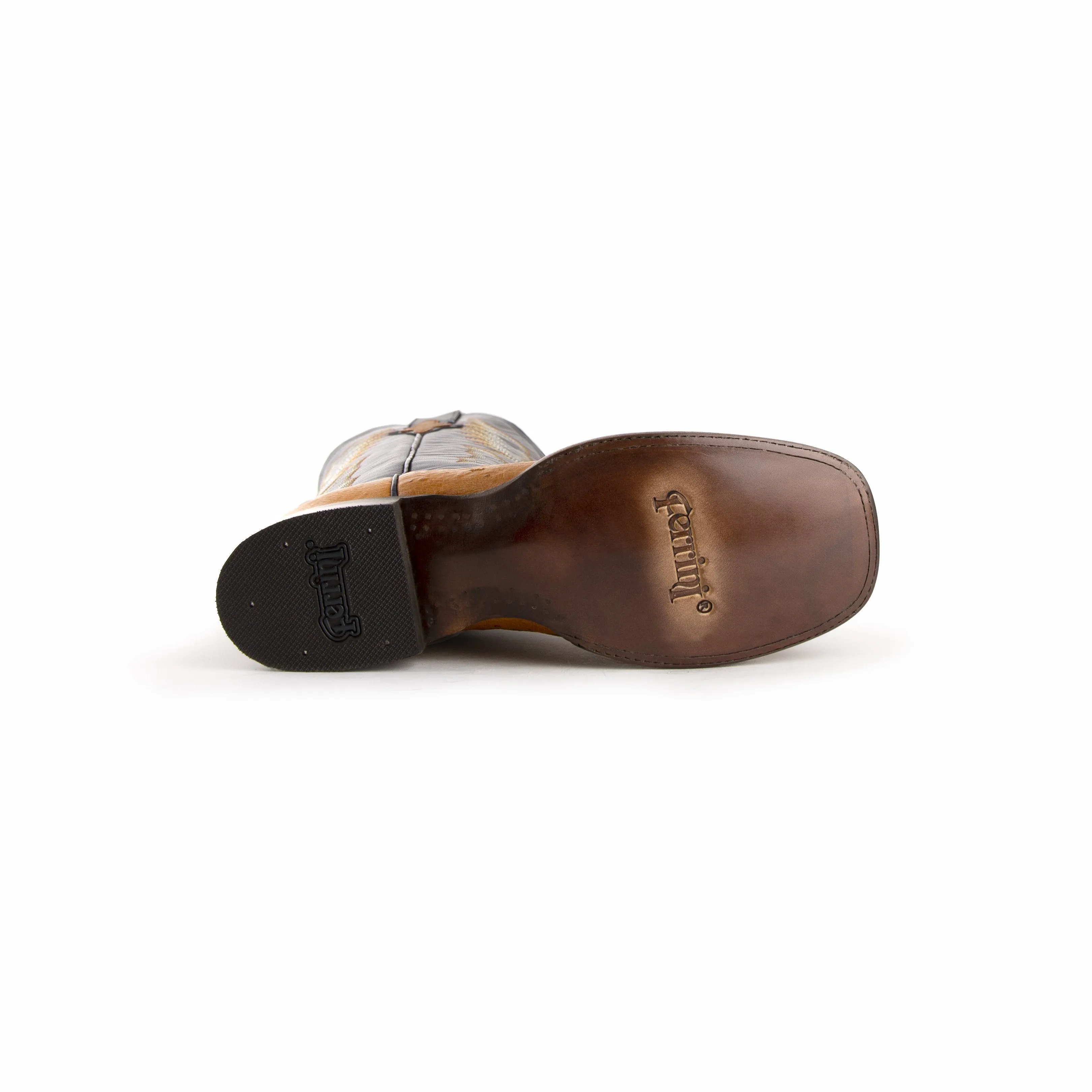Ferrini Morgan Cognac Smooth Ostrich Boot