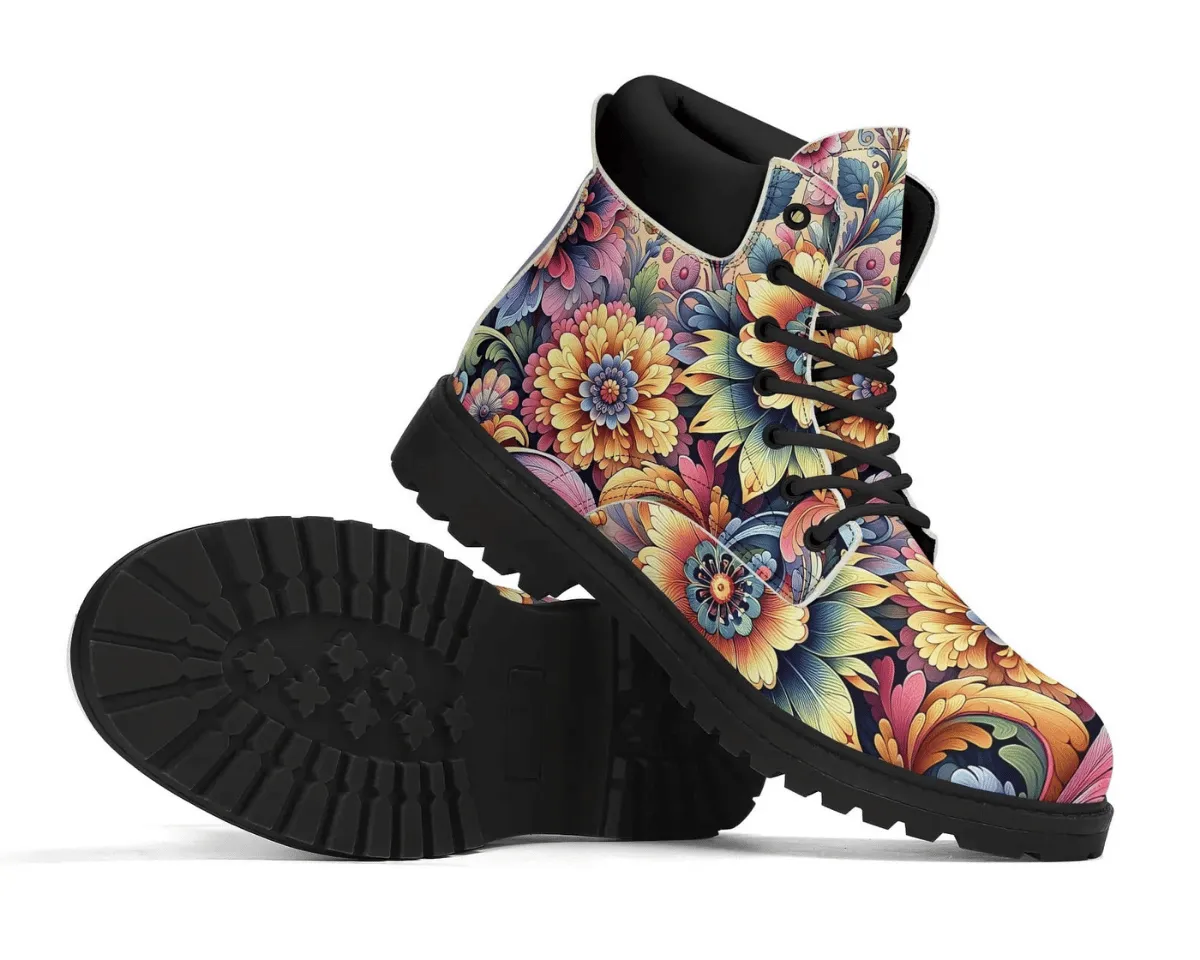 Floral Symphony Classic Boots