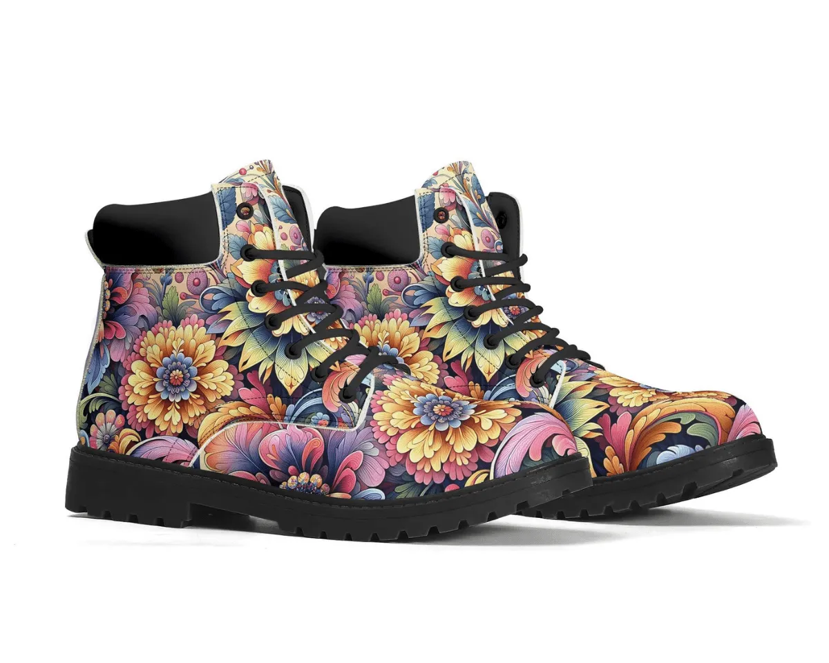 Floral Symphony Classic Boots