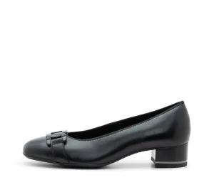 Gallant Women's Buckle Chain Heel Pump 35mm - Black 15