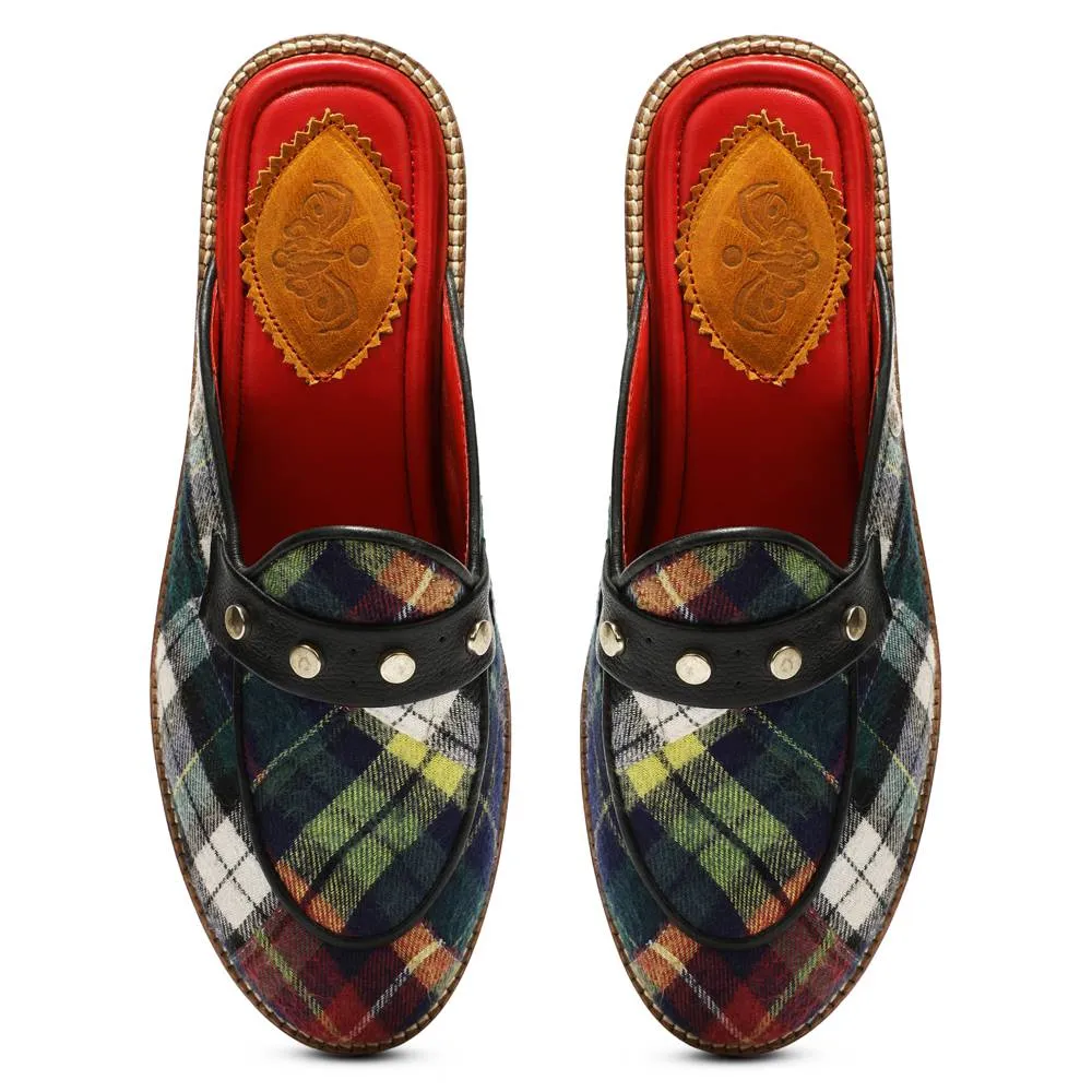 Green Tartans Mule for Women (discontinued)