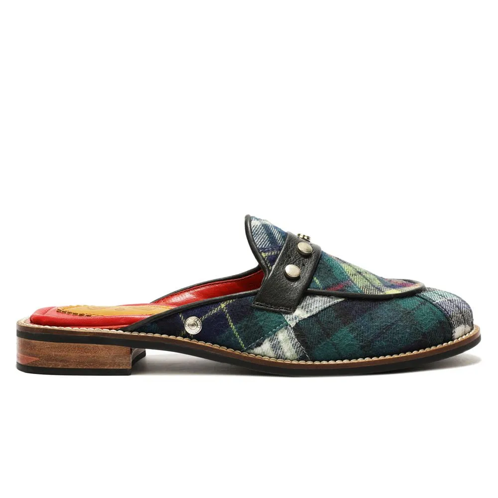 Green Tartans Mule for Women (discontinued)