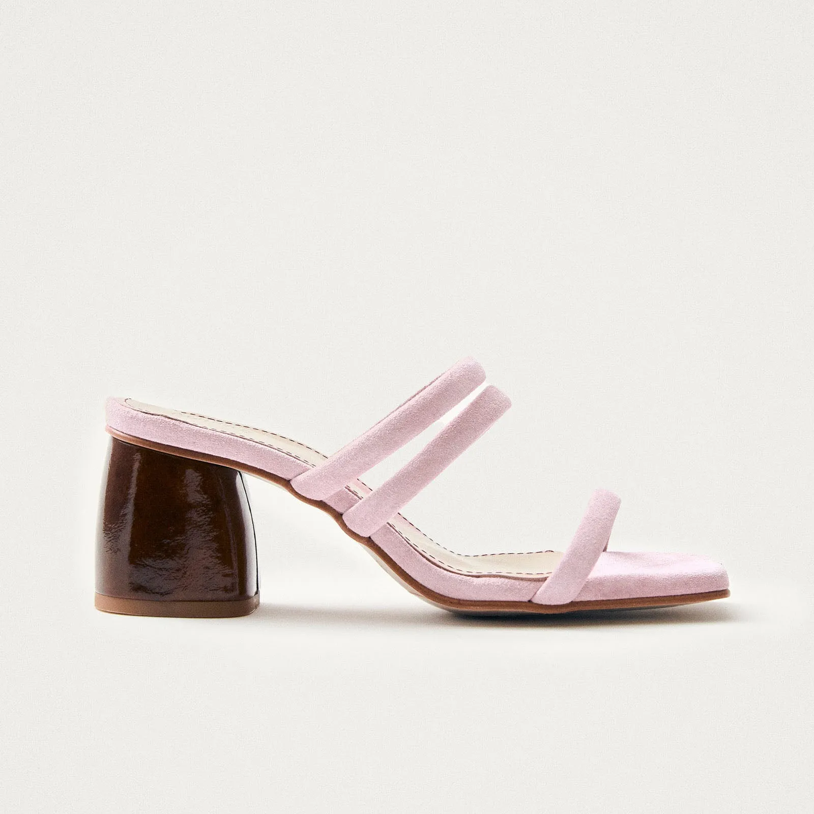 Indiana Pale Pink Leather Sandals