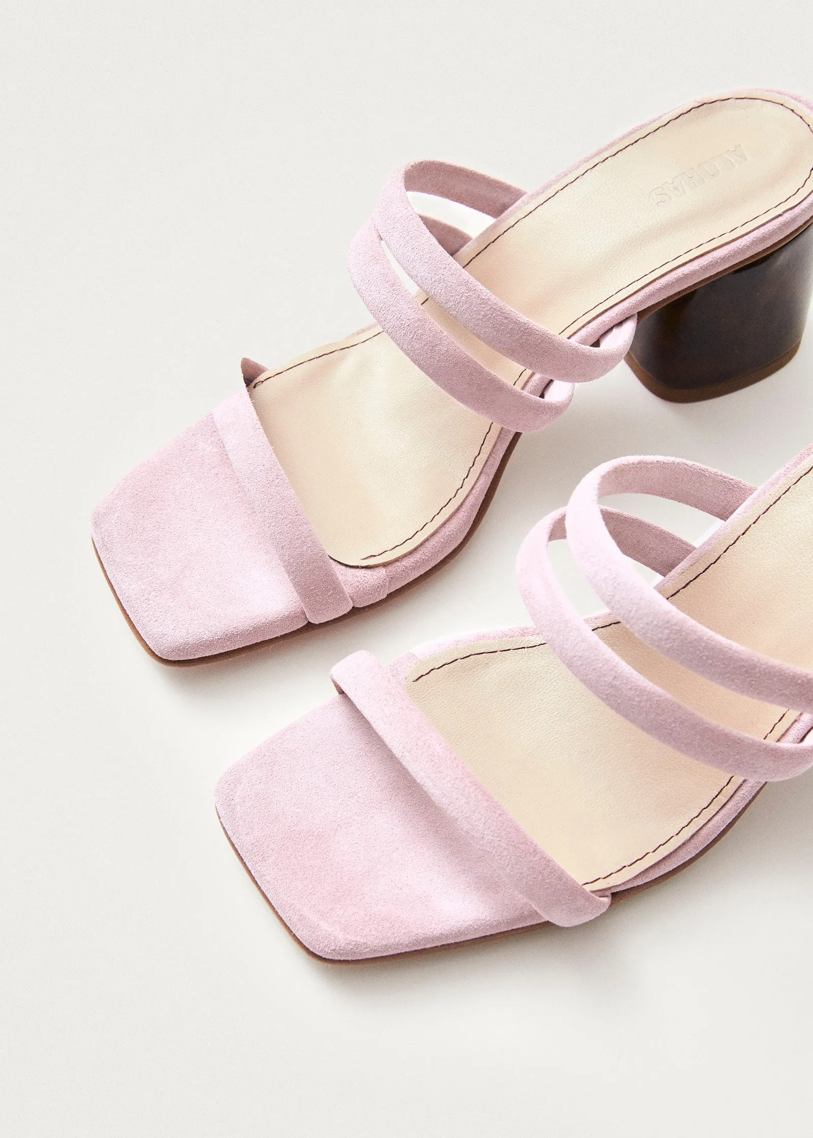 Indiana Pale Pink Leather Sandals