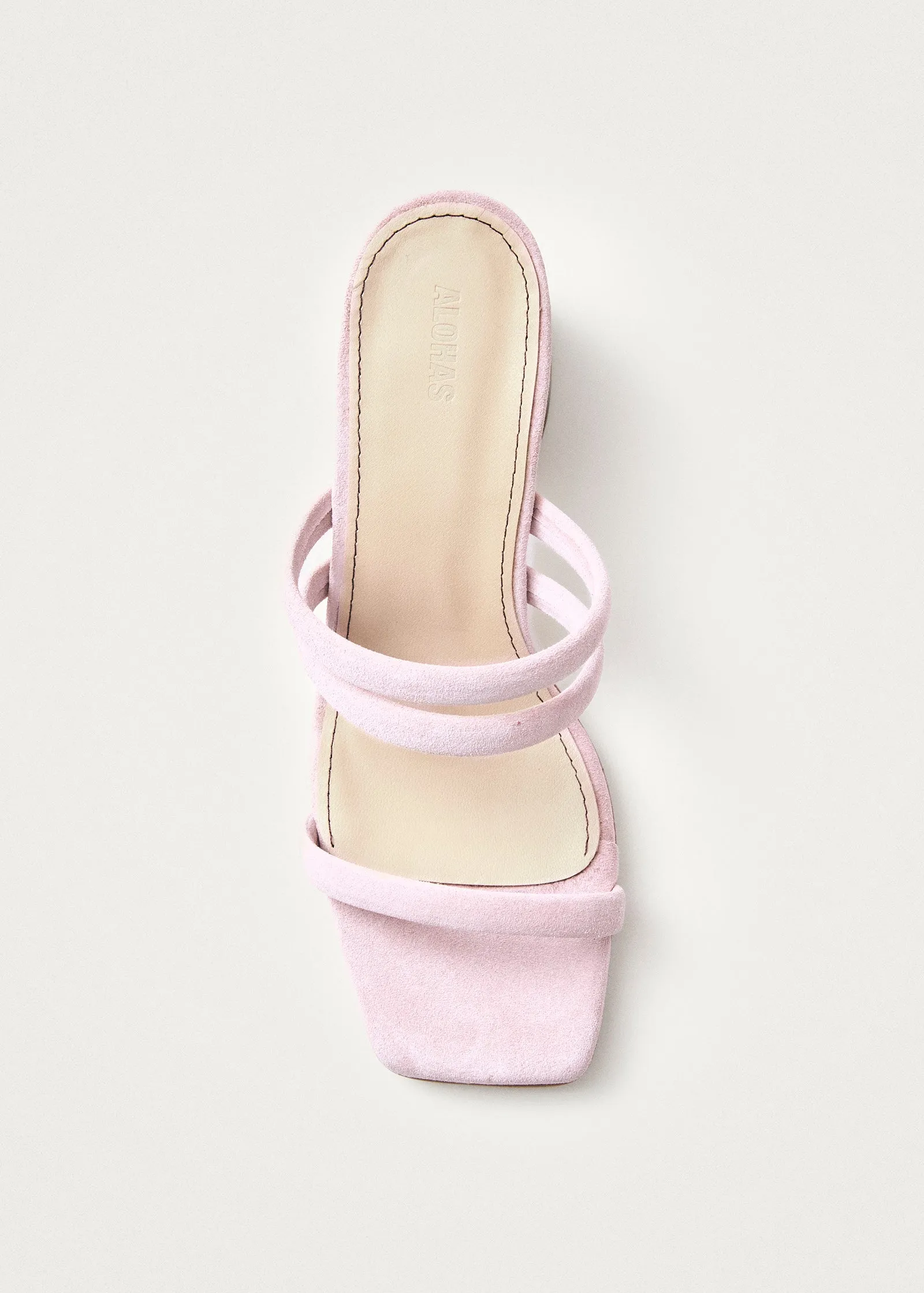 Indiana Pale Pink Leather Sandals