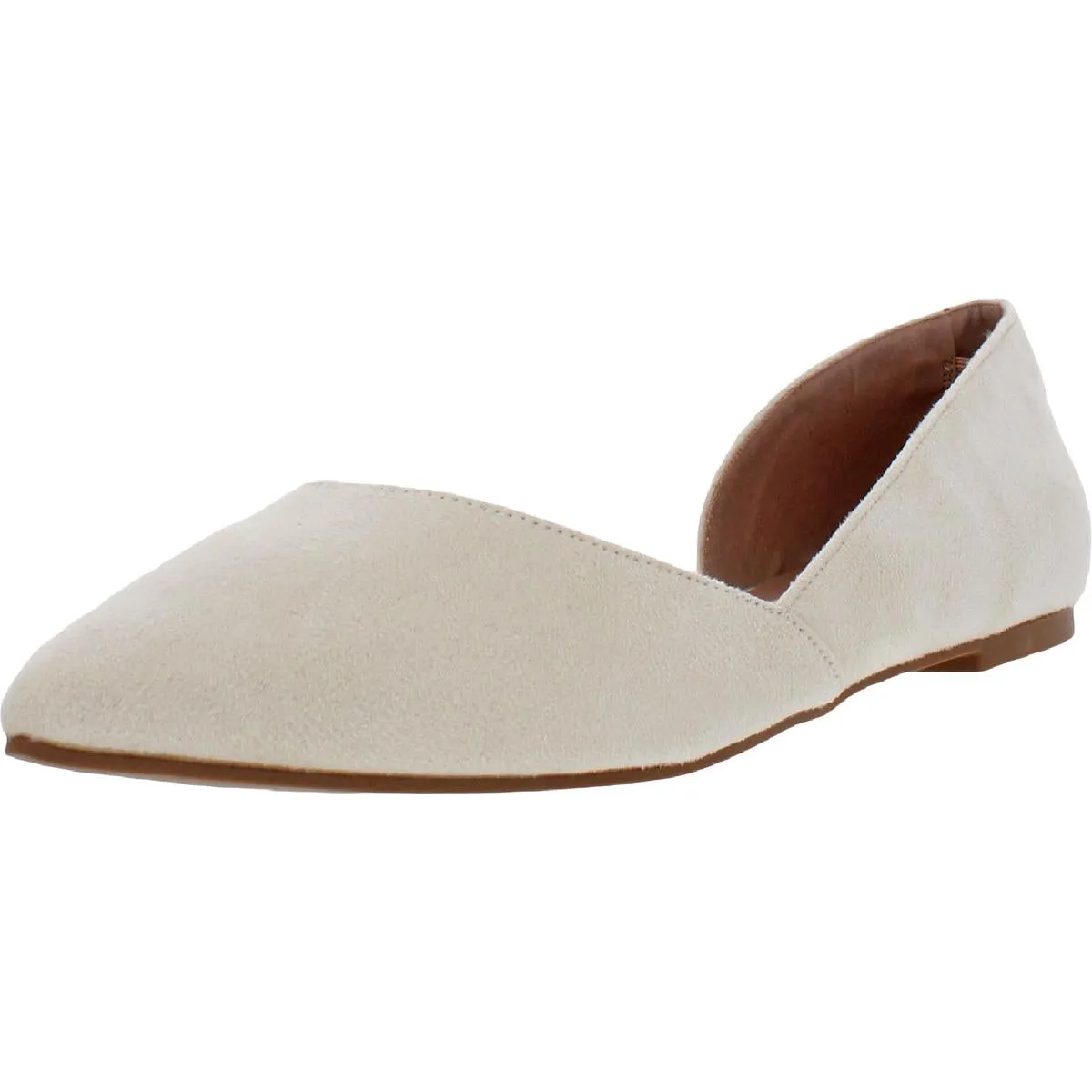 Journee Collection Womens Ester Faux Suede Slip On D'Orsay