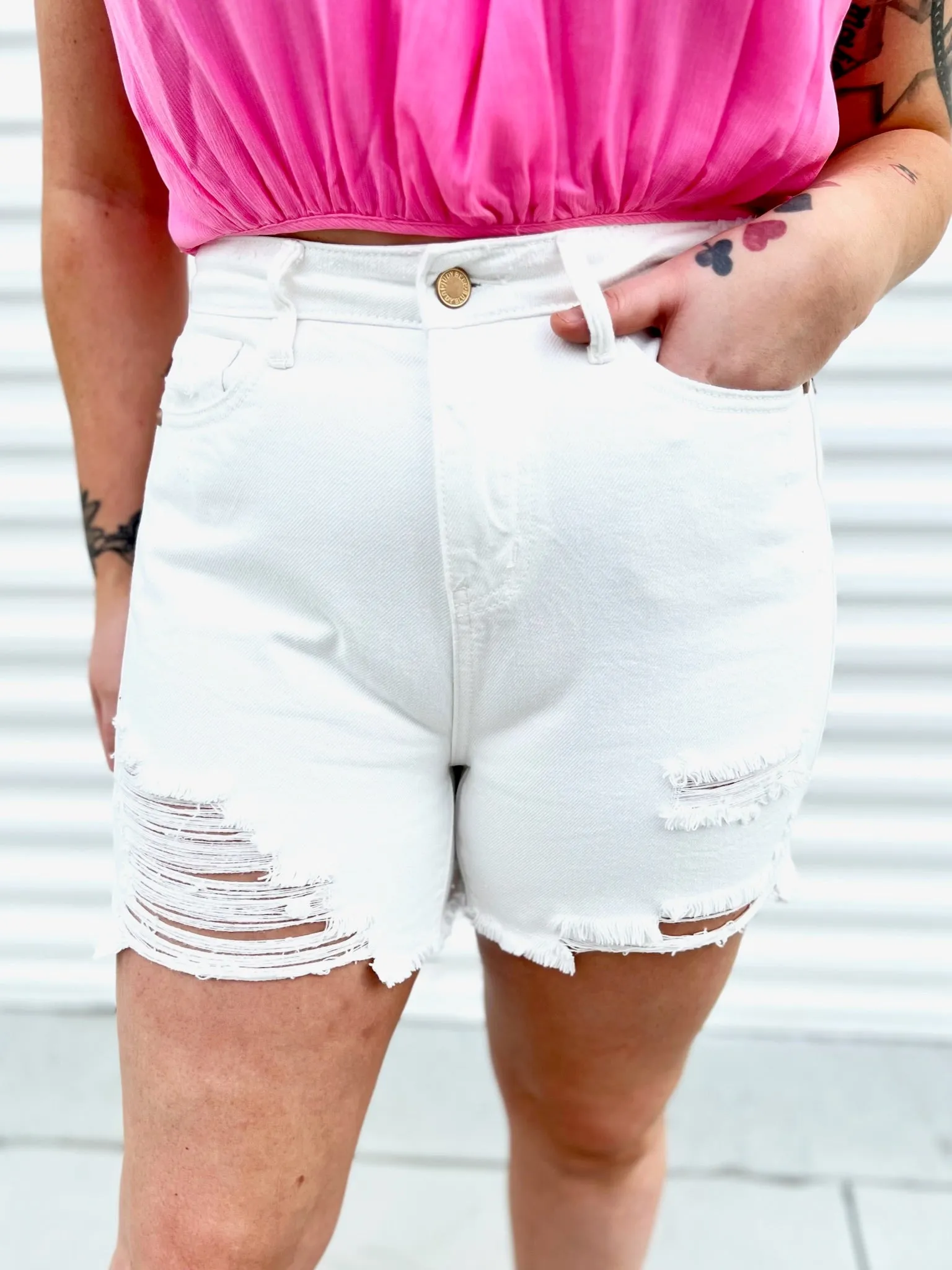 Karma Rigid Magic Shorts by Judy Blue