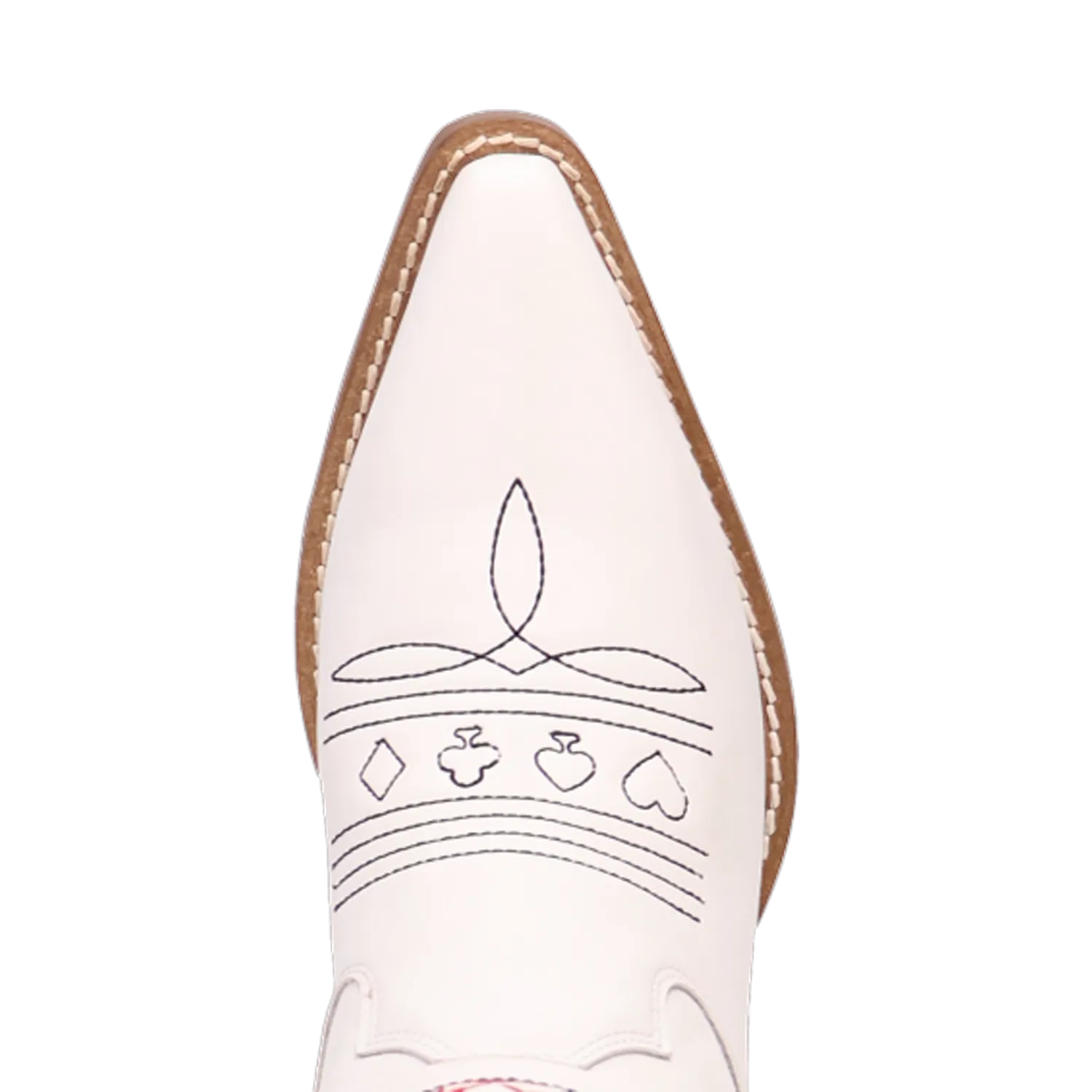 King Of Clubs White Leather Boot (DS)