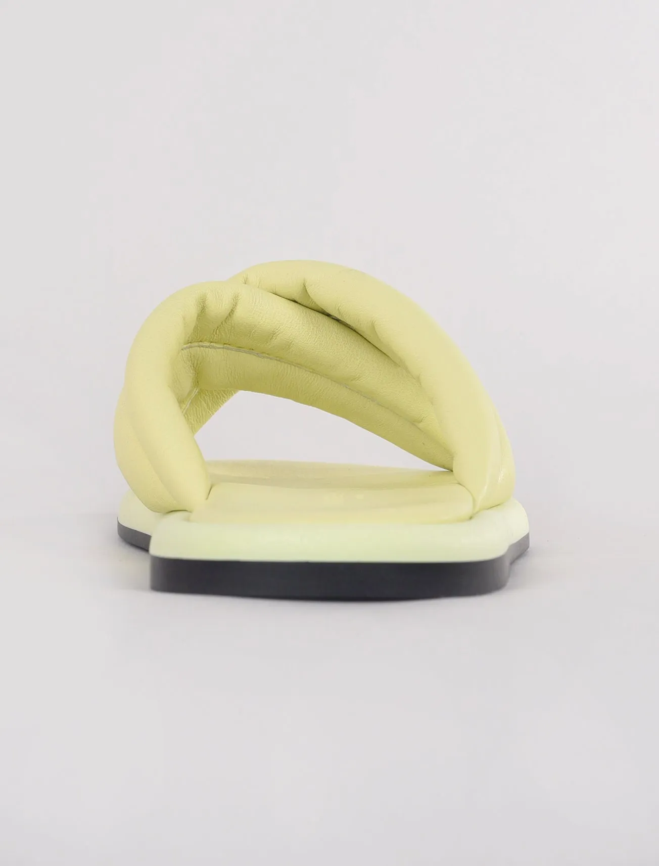 Lotta Cross Mule Sandal, Butter