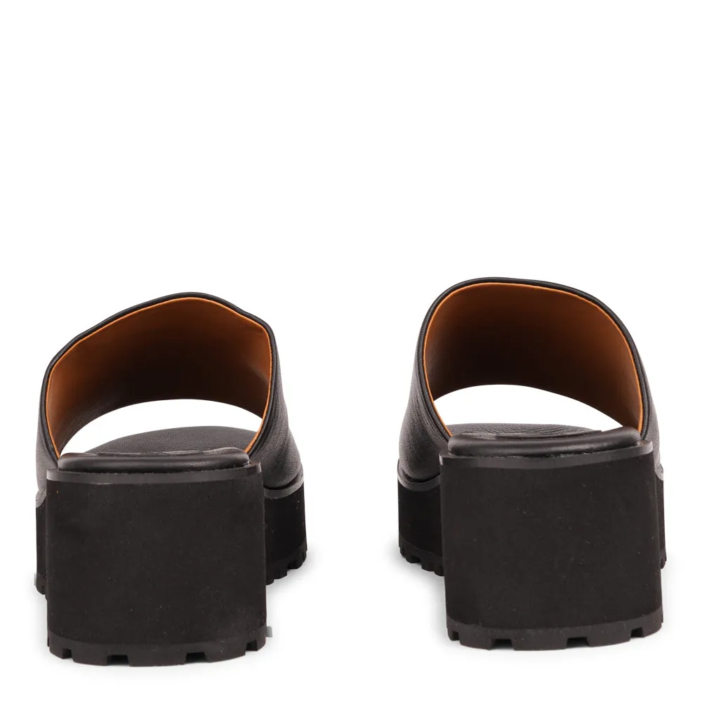 Marinella - High leather sandal