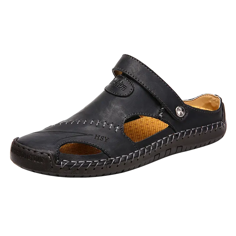 Men's Soft Leather Beach Sandals