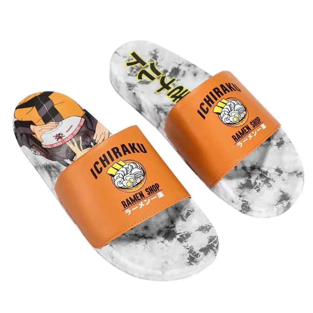 Naruto - Ichiraku Ramen Shop Athletic Slide Sandals - Bioworld