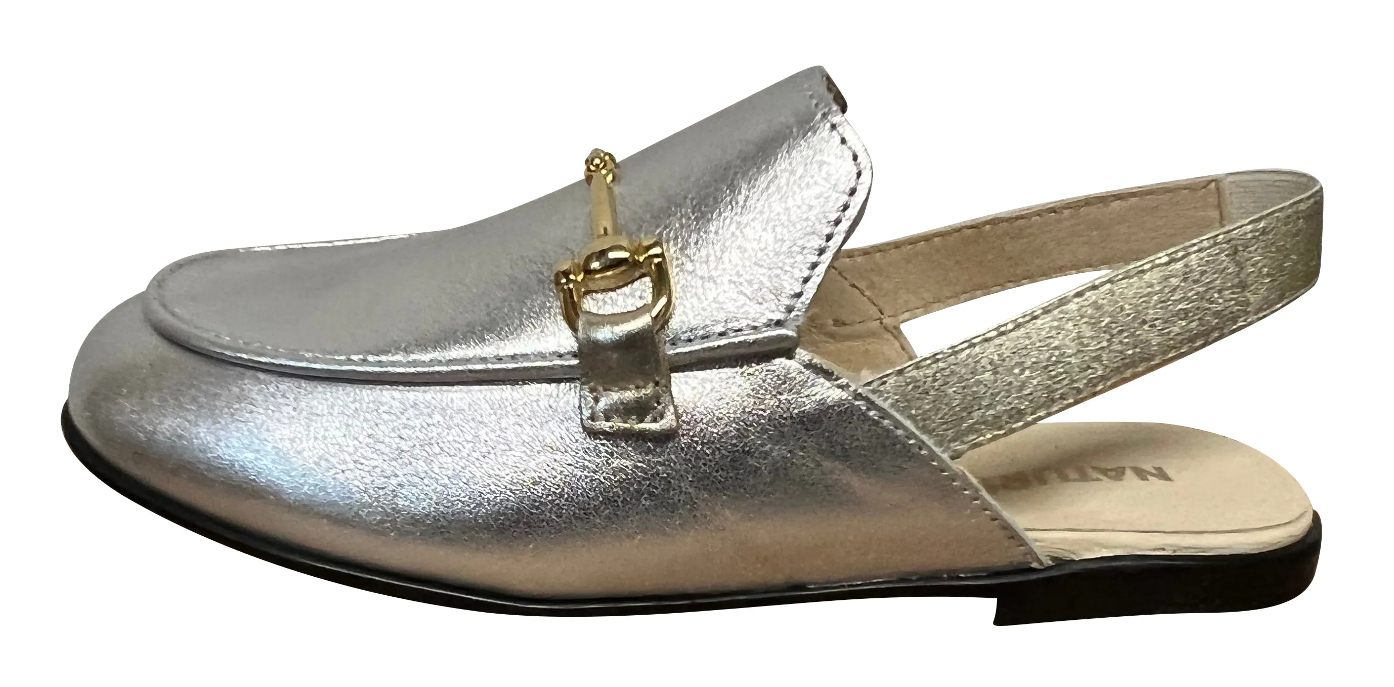Naturino Boy's and Girl's Mestre Sandals - Silver/Platinum