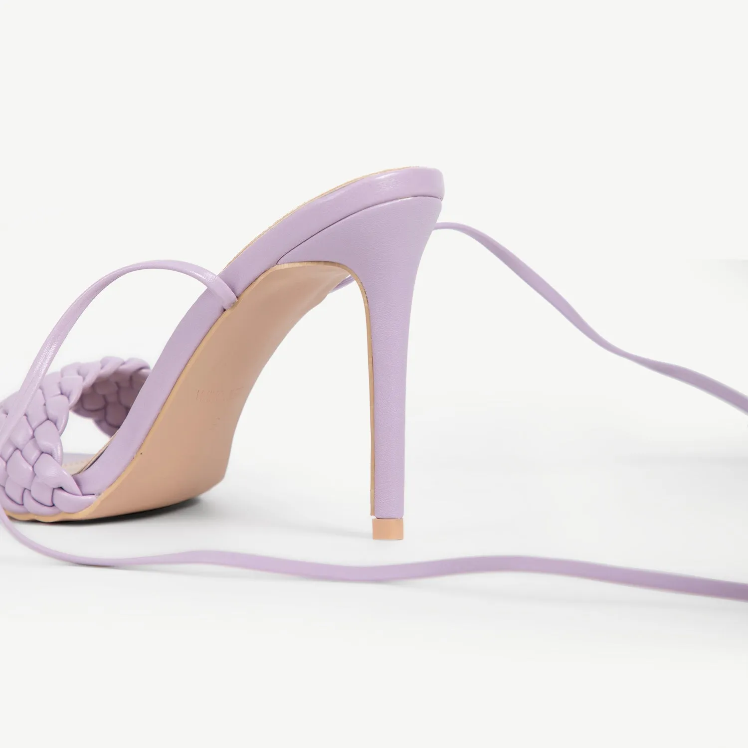 RAID Garry Strappy Heeled Sandal In Purple