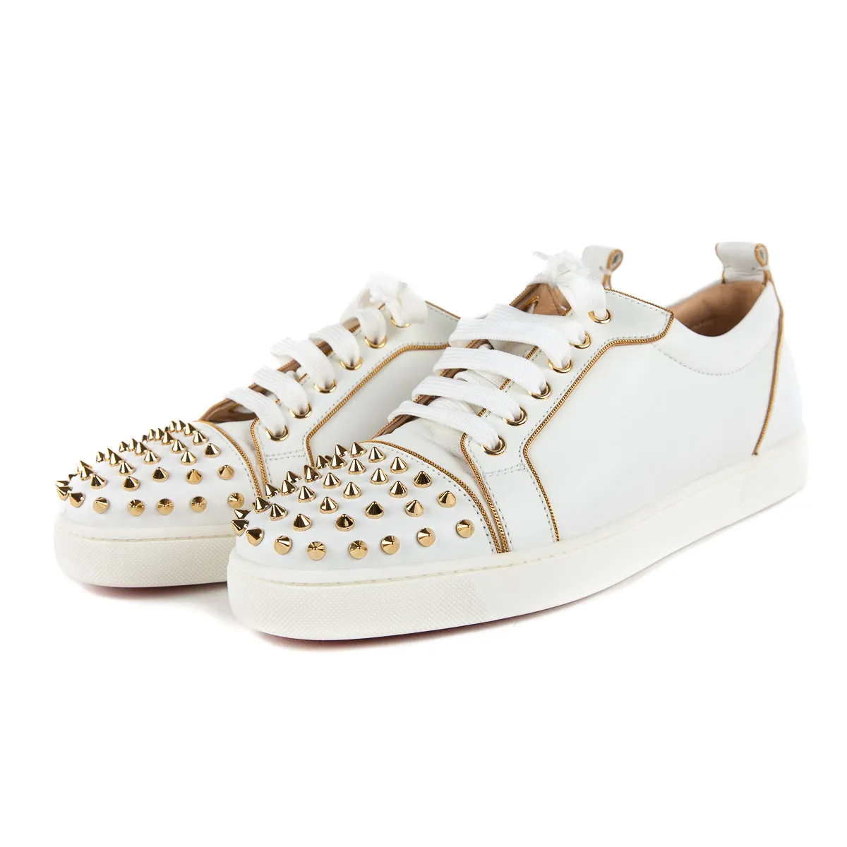 Rush Spiked Sneaker, White, Women size 41