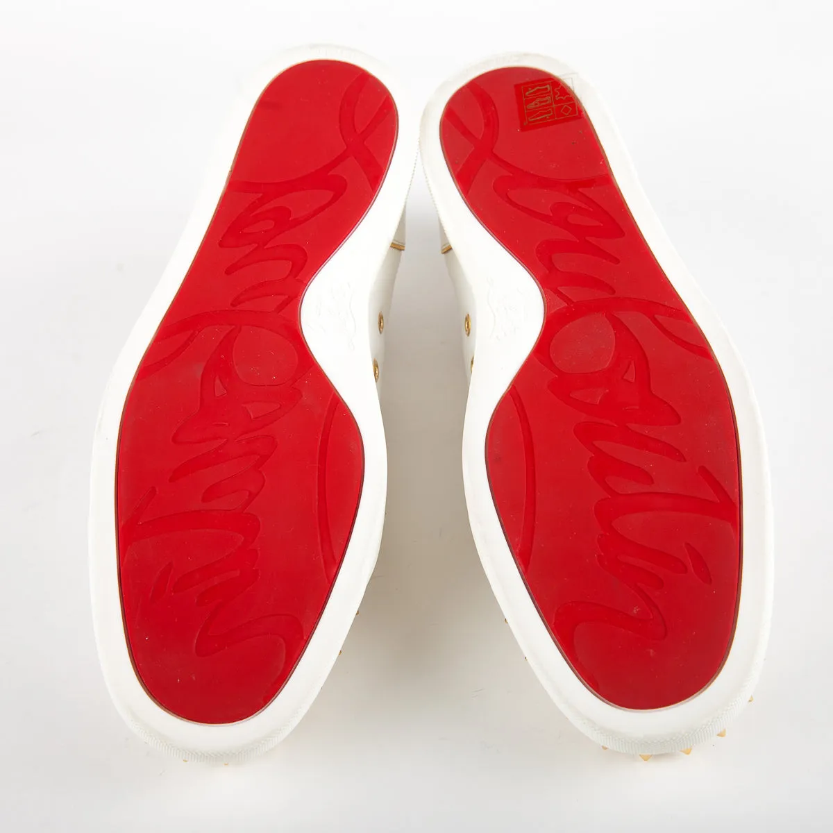 Rush Spiked Sneaker, White, Women size 41