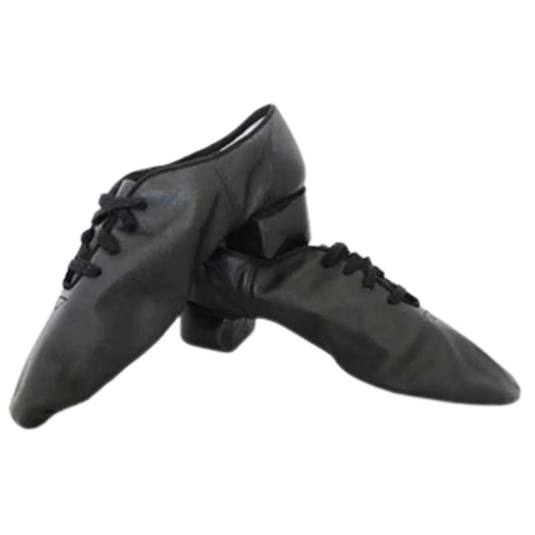 Rutherford Boys Split Sole Jazz Shoes With Soundblaster Heels