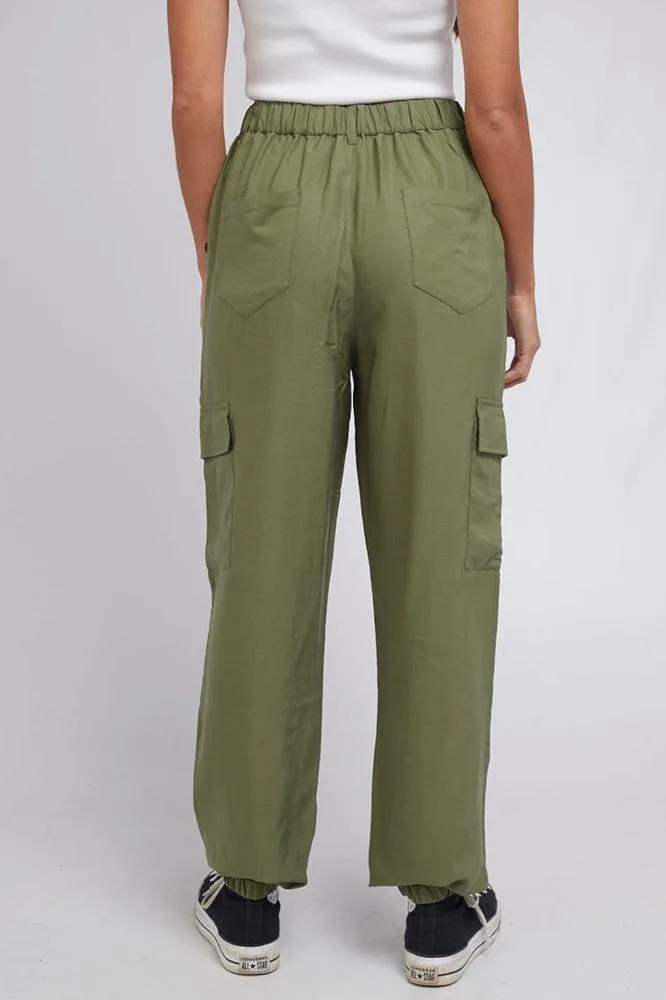Silent Theory Charli Cargo Pants Khaki