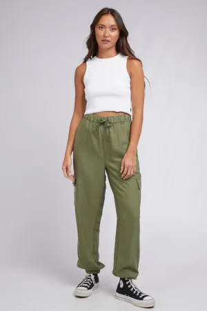 Silent Theory Charli Cargo Pants Khaki