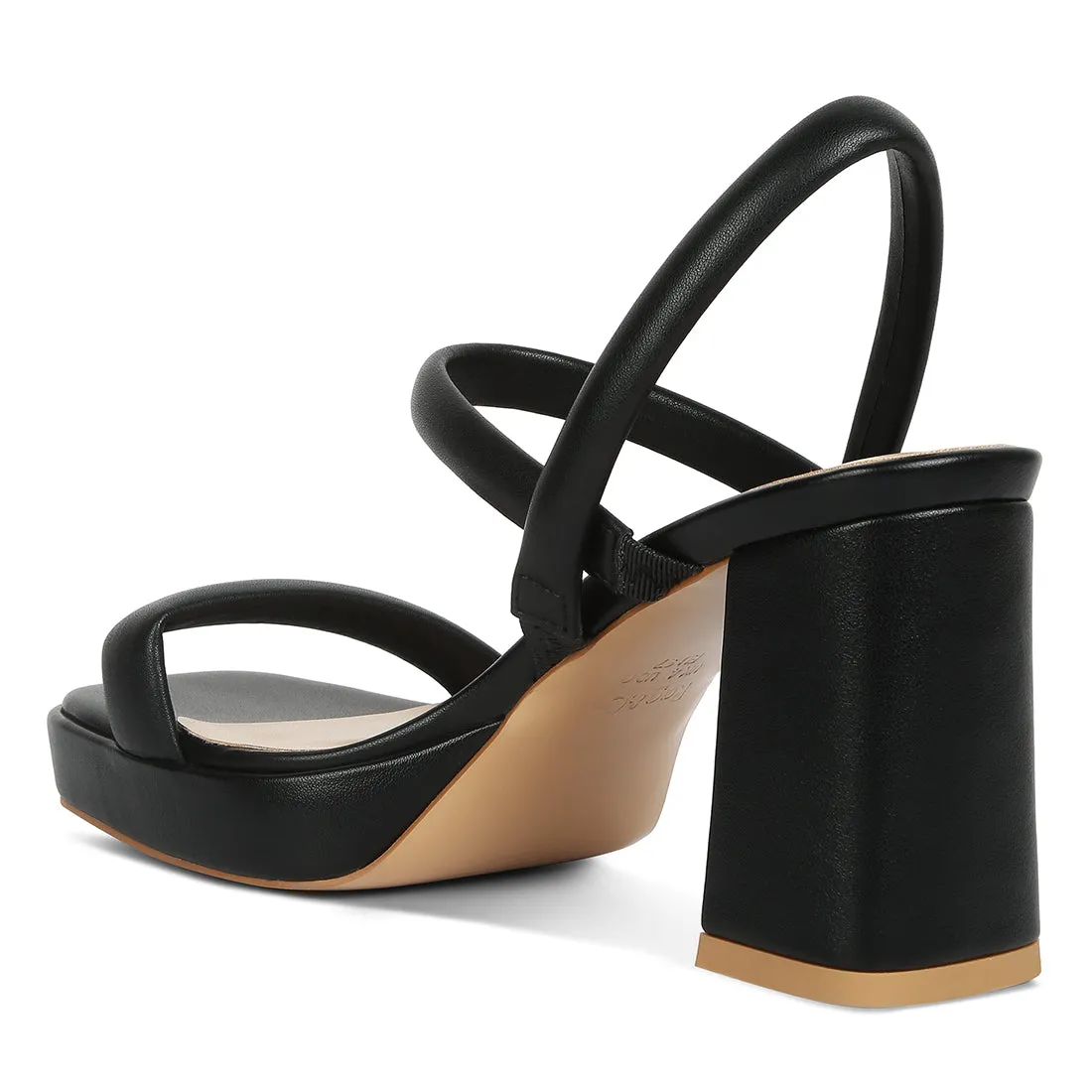Slingback Block Heel Sandals